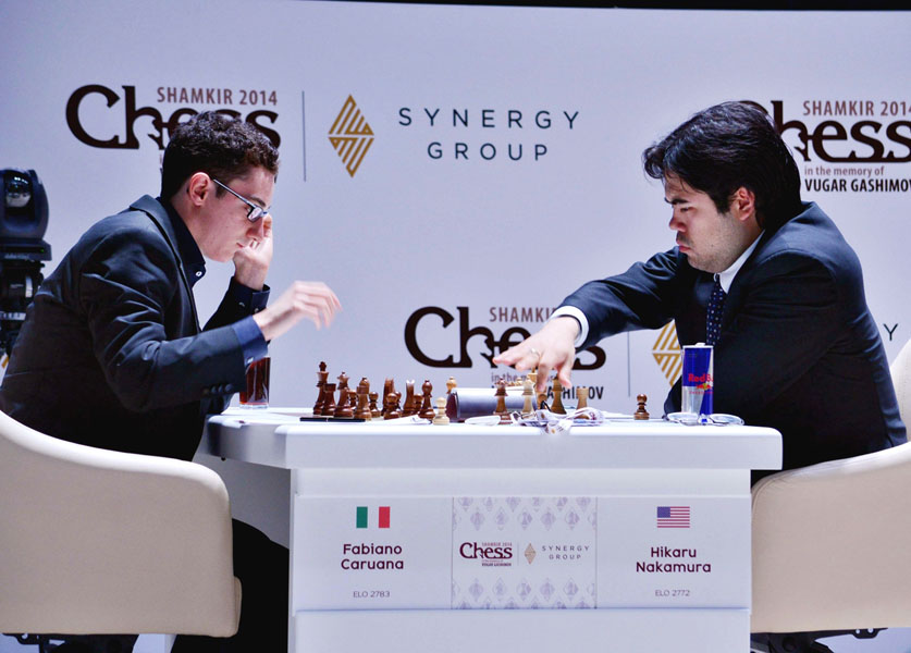 Nakamura-Caruana Shamkir 2014
